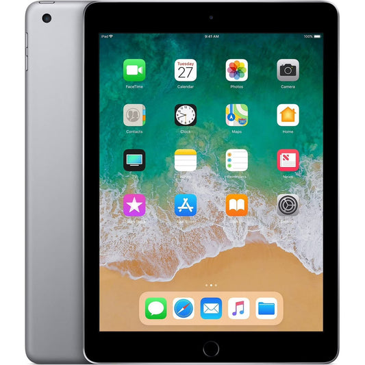 Apple iPad 6th Gen, 9.7" Display, 32GB, Space Gray (Wifi) Refurbished