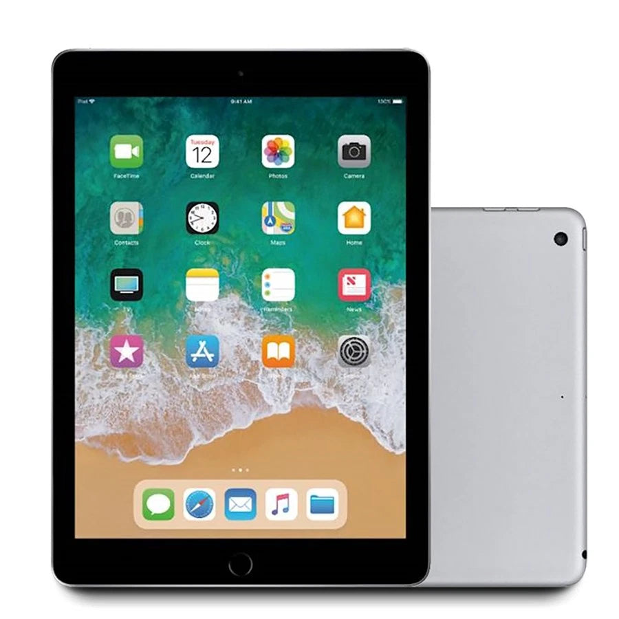 Apple iPad 6th Gen, 9.7" Display, 32GB, Space Gray (Wifi) Refurbished